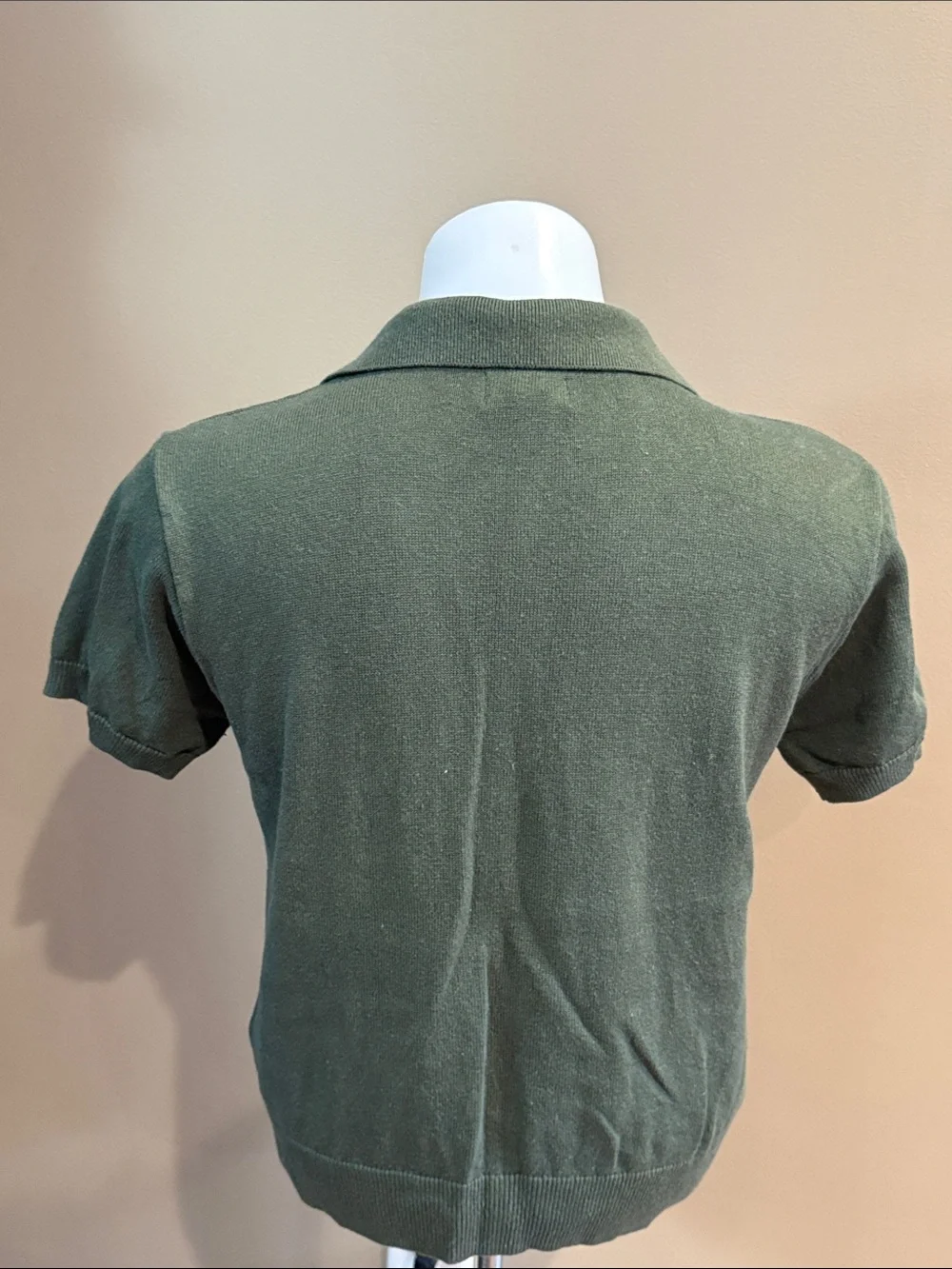 J. Crew short sleeve sweater with linen